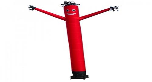 red inflatable